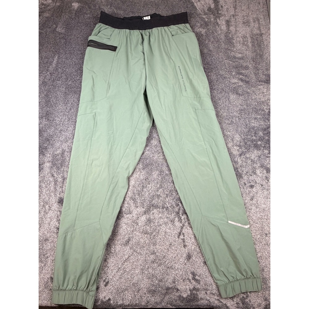 Alphalete Athletics Mens Joggers Sage Green‎ Activewear Training Pants Medium